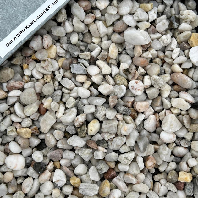 Duitse Witte Kwarts Grind 8/12 mm 1,0 m3