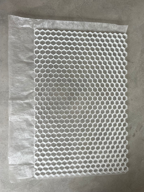 Splitplaat 80x120x3 cm wit