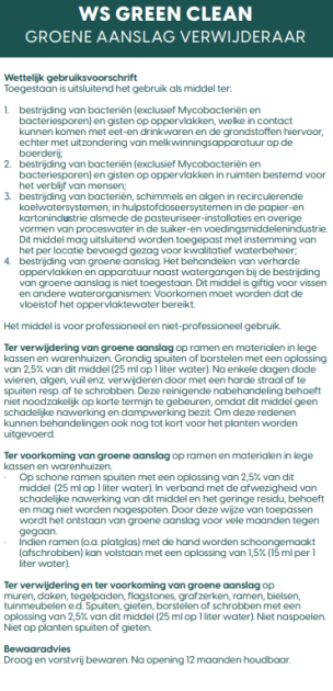 WS Green Clean 1L