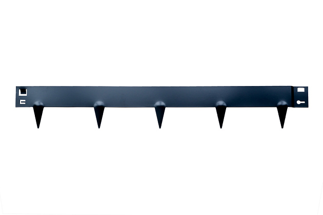 Stalen Borderrand Flexibel Zwart 16x106 cm