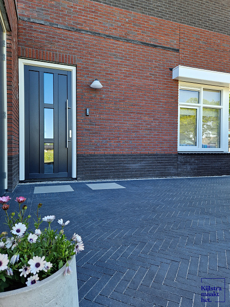 Waalformaat strak 20x5x6 cm antraciet komo