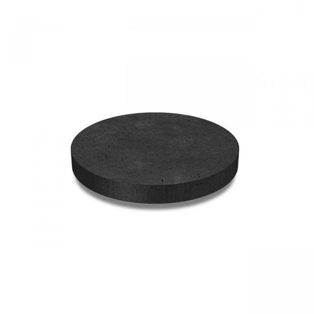 Oud Hollandse ronde tegel 60x7 cm Carbon
