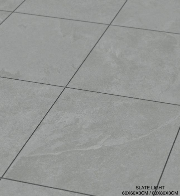 Robusto Ceramica 3.0 Slate Light 60x60x3