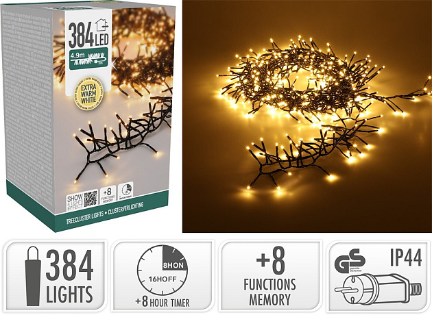 Treecluster 4,9m LED extra warm