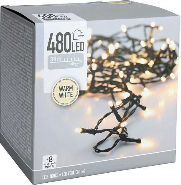 LED Verlichting 36m warm-wit