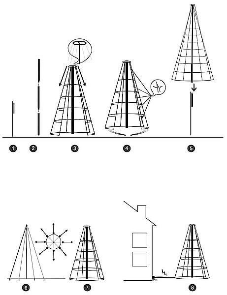 Galaxy 3m LED kerstboom