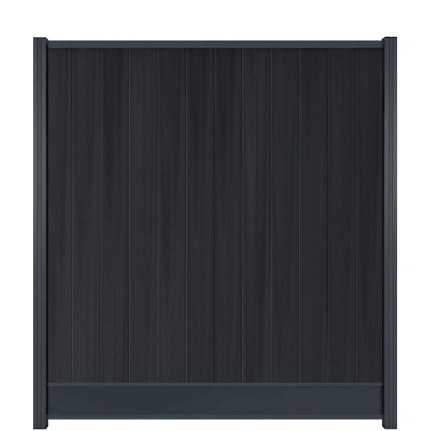 WPC Fency Rabatplank Naturel Carbon 178x15x2 cm