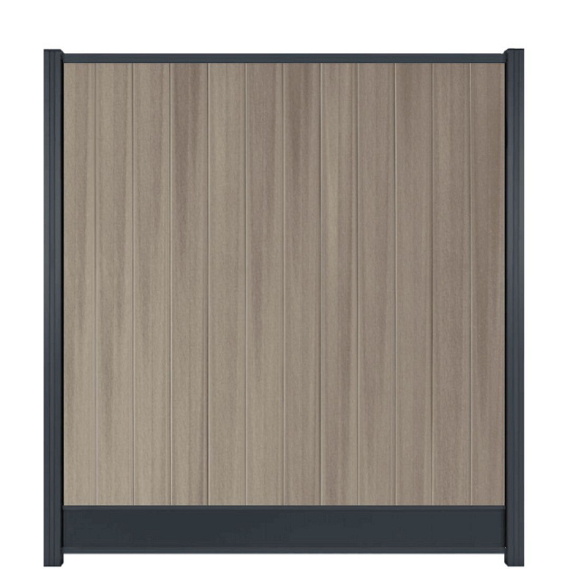 WPC Fency Rabatplank Naturel Misty 178x15x2 cm