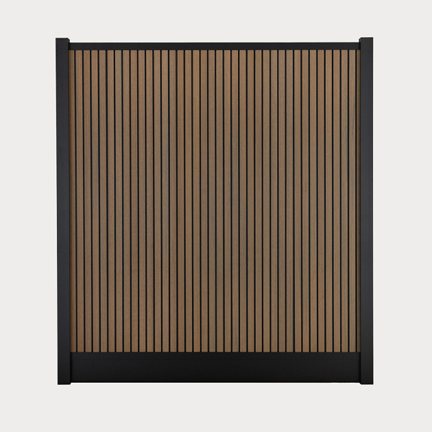WPC Fency Rabatplank Rhombus Cappuccino 178x15x2 cm