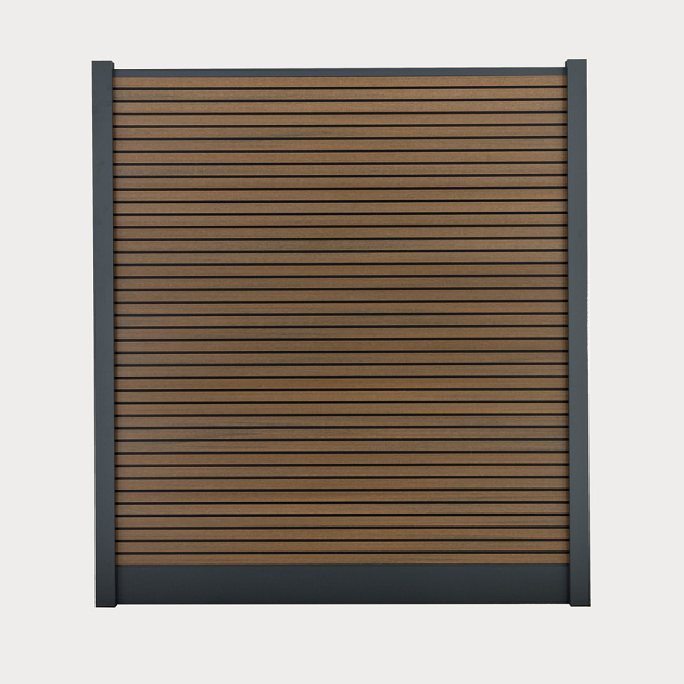 WPC Fency Rabatplank Rhombus Cappuccino 178x15x2 cm