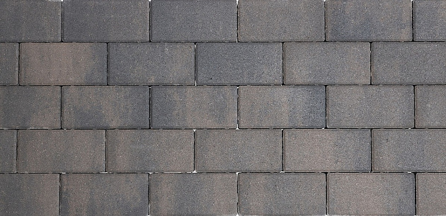 Patio brick 8 cm dark sepia komo