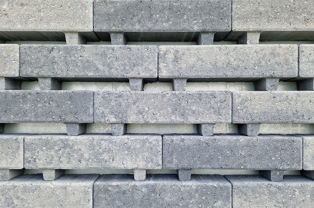 Waterpasserende longstone WaterWijs 7 cm grijs/zwart