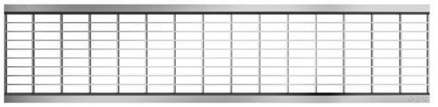 ACO Highline Maasrooster RVS 30/10, L=50cm
