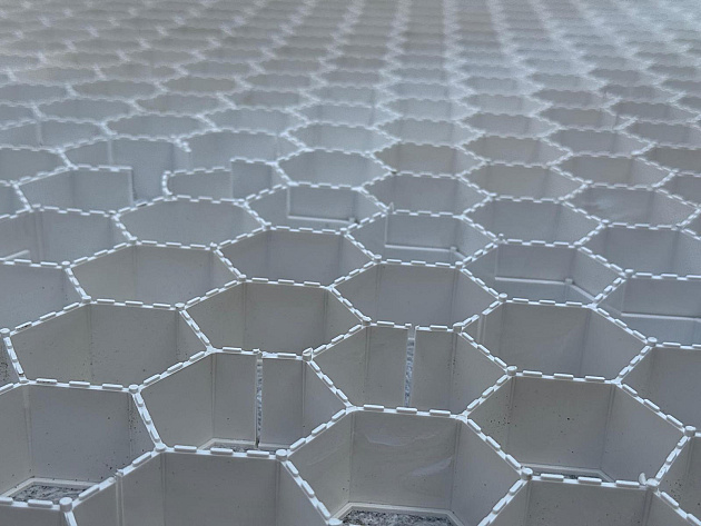 Klikmat 120x80x3,8 wit met gronddoek