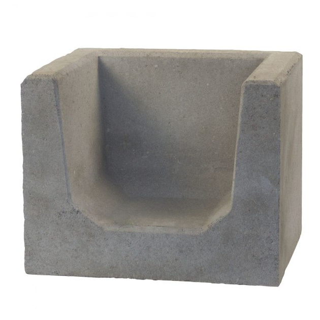 U-Hoeksteen Grijs 40x50x40cm