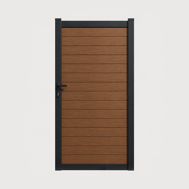 Fency Poort Horizontaal zwart 97x186 cm