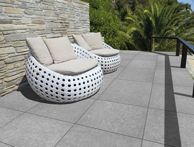 GeoCeramica® 60x60x4 BB stone  LightGrey