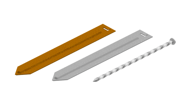 Platte grondpen t.b.v. Flexline en Rigidline 100 en 150 mm Weervast