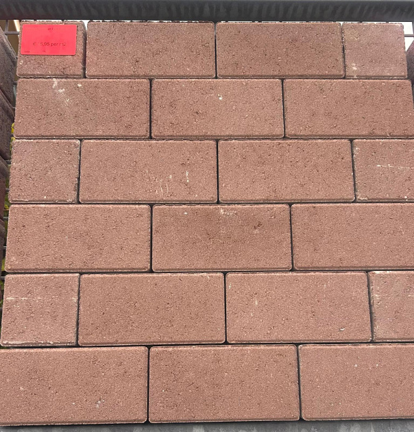 Restpartij Klinker 8cm lichtbruin