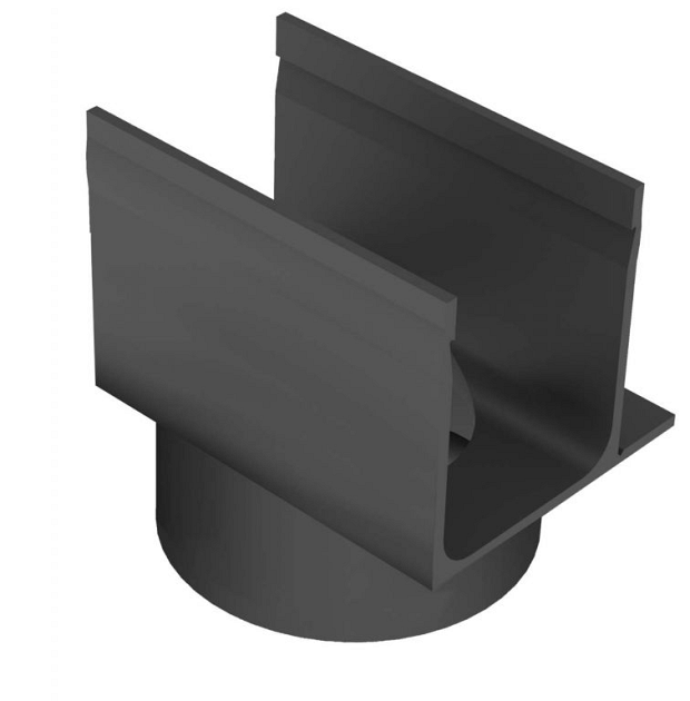 ACO Slim-Line Onderuitloop 80mm excentrisch (voor toepassing tegen de band)