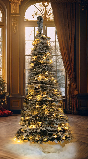 Pop-up besneeuwde kerstboom 90cm