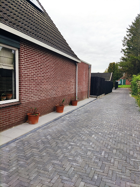 Stonique trommel dikformaat 6 cm antraciet