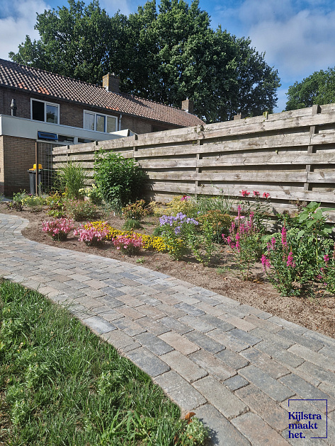 Stonique trommel betonstraatsteen 6 cm musselkalk