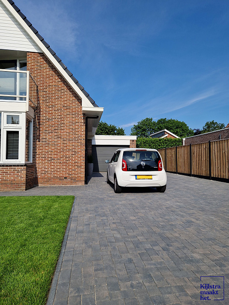 Design brick 8 cm dark sepia komo