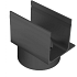 ACO Slim-Line Onderuitloop 80mm excentrisch (voor toepassing tegen de band)