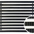 Schoonloper aluminium mat cassetteborstel zwart 100x50x2cm