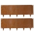 Kantopsluiting MA Edge Cortenstaal h32x106 cm (40cm incl punt)