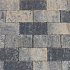 Betonstraatsteen 6 cm grijs/zwart komo