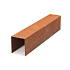 Opsluitband afdekker 6x200x6,5 cm Corten