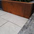 Stapelblok afdekker 15x200x15/43 cm Corten