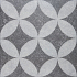 GeoProArte® 60x60x4 Dark Grey Flower