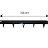 Stalen Borderrand Flexibel Zwart 16x106 cm
