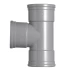 PVC T-stuk 87/90gr 125x125mm 3XMM