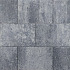 Straksteen 20x30x6 cm grijs/zwart