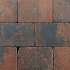 Trommel 20x30x6 cm bruin/zwart