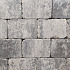 Stonique trommel 21x14x7 cm grijs/zwart