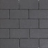 Design brick 8 cm black mini facet komo