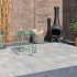 Patio square 20x30x6 cm tricolore