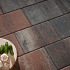 Patio square 20x30x6 cm tricolore