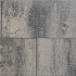 H2O comfort square 60x30x5 cm nero/grey