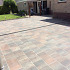 Patio square 60x30x5 cm tricolore