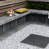 U-element 40x40x50 cm antraciet