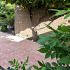 Betonstraatsteen 6 cm terracotta/geel komo
