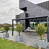 H2O square 40x80x5 cm nero/grey