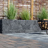Nature top betonstraatsteen 6 cm rusty black mini facet komo