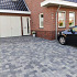Nature top betonstraatsteen 6 cm nero/grey mini facet komo
